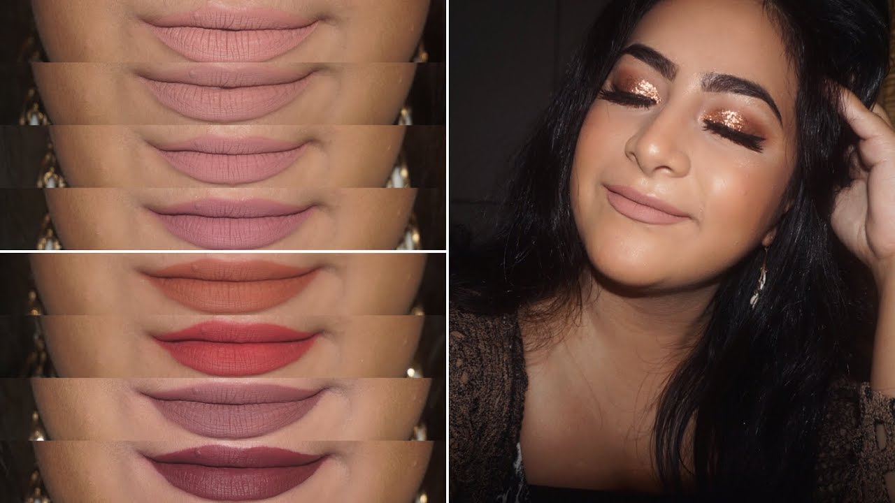 Anastasia Beverly Hills Liquid Lipstick Swatches | Medium-Tan Skin | Khadijah Alsagoff
