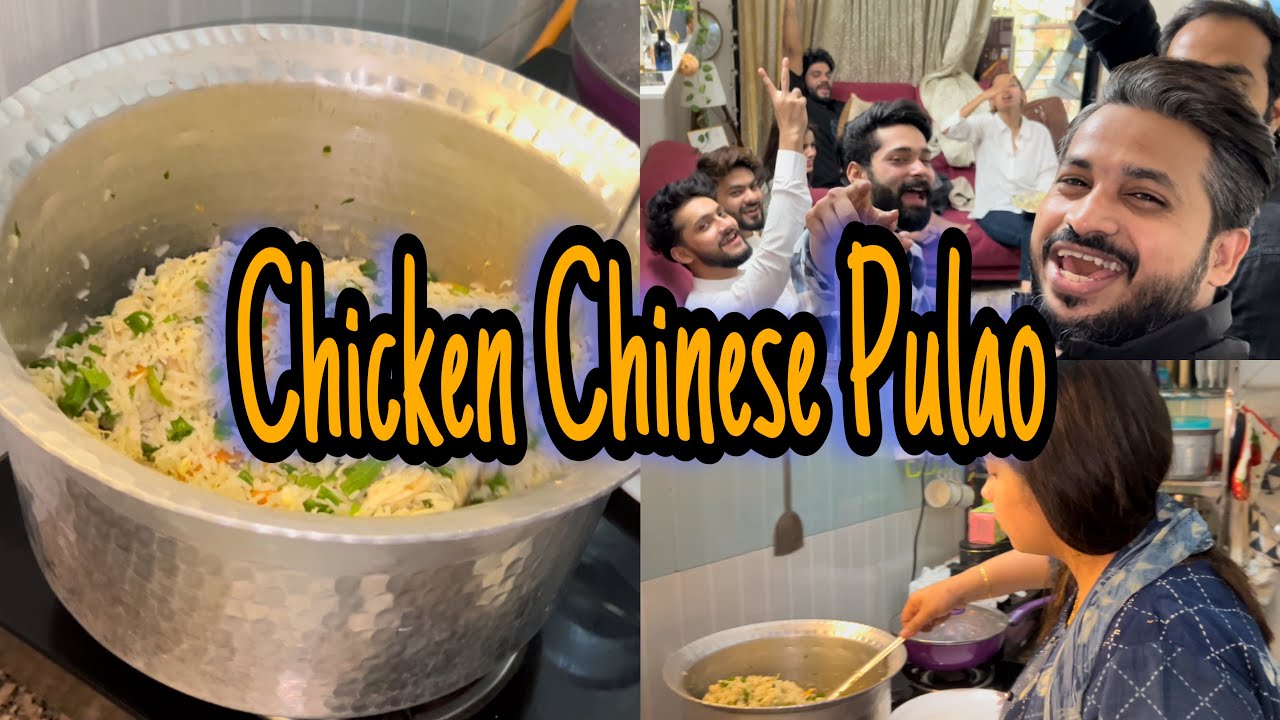 Recipe Vlog😋|Chicken Chinese Pulao in Making❤️| @Fokats in the House😜|Misba & Mumma Vlogs