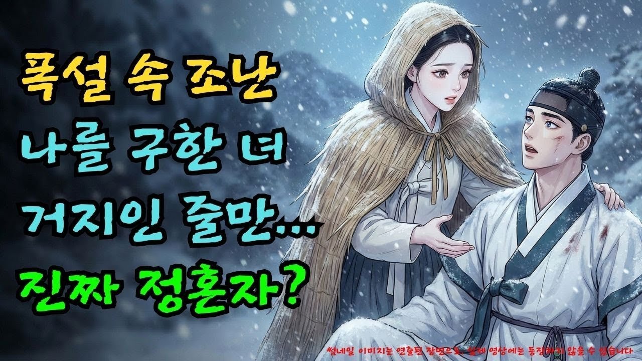 눈보라 인연이 만든 가짜 신부, 결정적 사건은? |야담·민담·전설·설화·옛날이야기·야사·오디오북