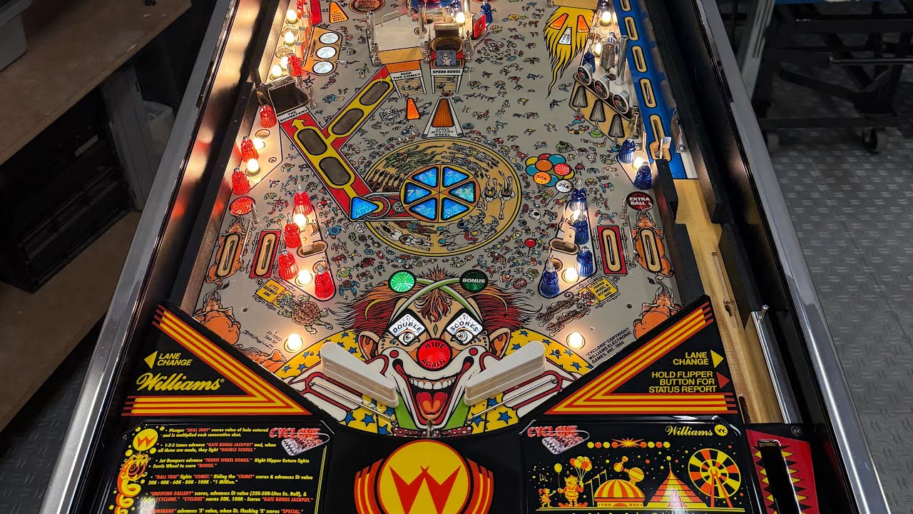 Williams Cyclone Pinball Machine Rebuild 3