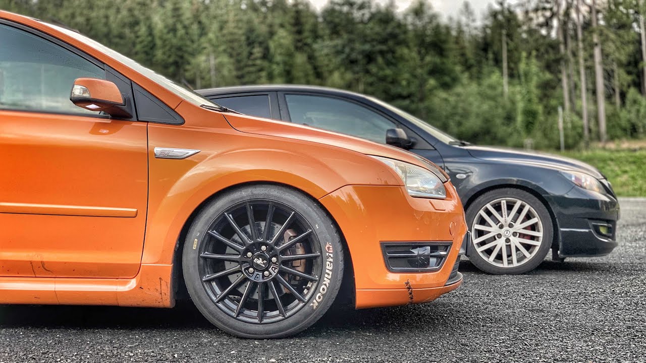 Ford Focus ST 225 vs Mazda 3 MPS #2 | Onboard on the Road #7
