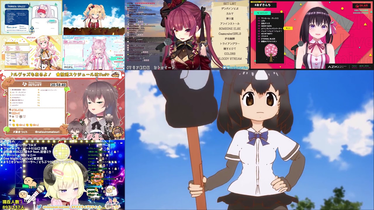 Hololive sings 