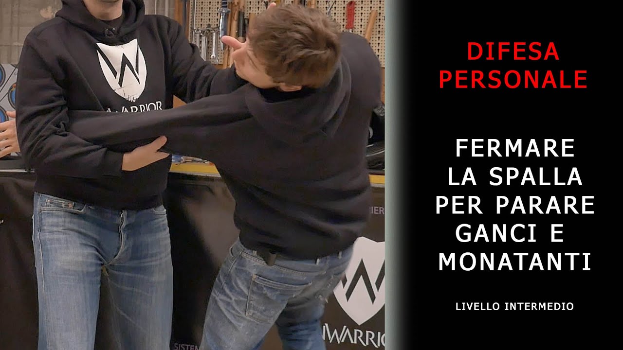 Parare ganci e montanti molto caricati fermando la spalla