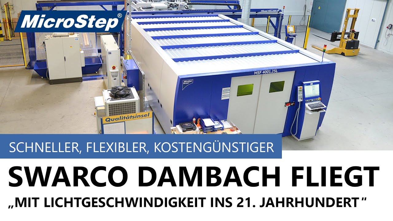 SCHNELLER, FLEXIBLER, GÜNSTIGER Swarco Dambach fliegt „mit Lichtgeschwindigkeit ins 21. Jahrhundert