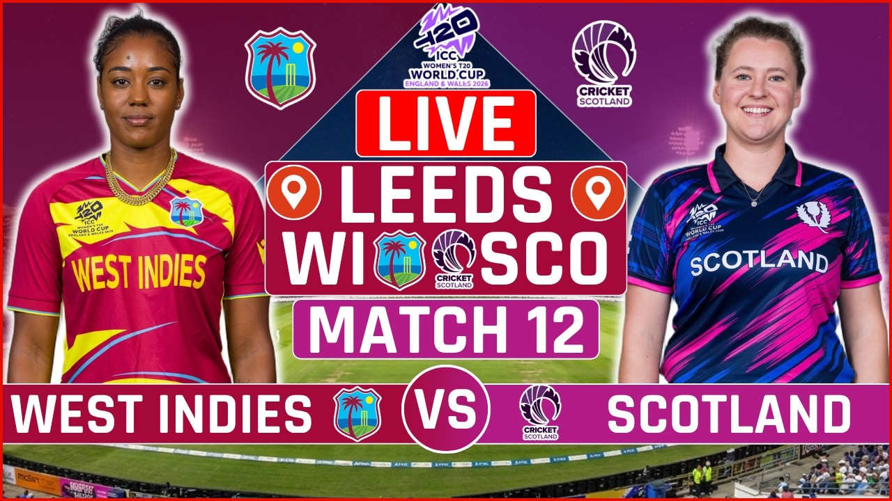 Womens T20 World Cup Live: West Indies vs Scotland Live Score | WI W vs SCO W Live Audio Commentary