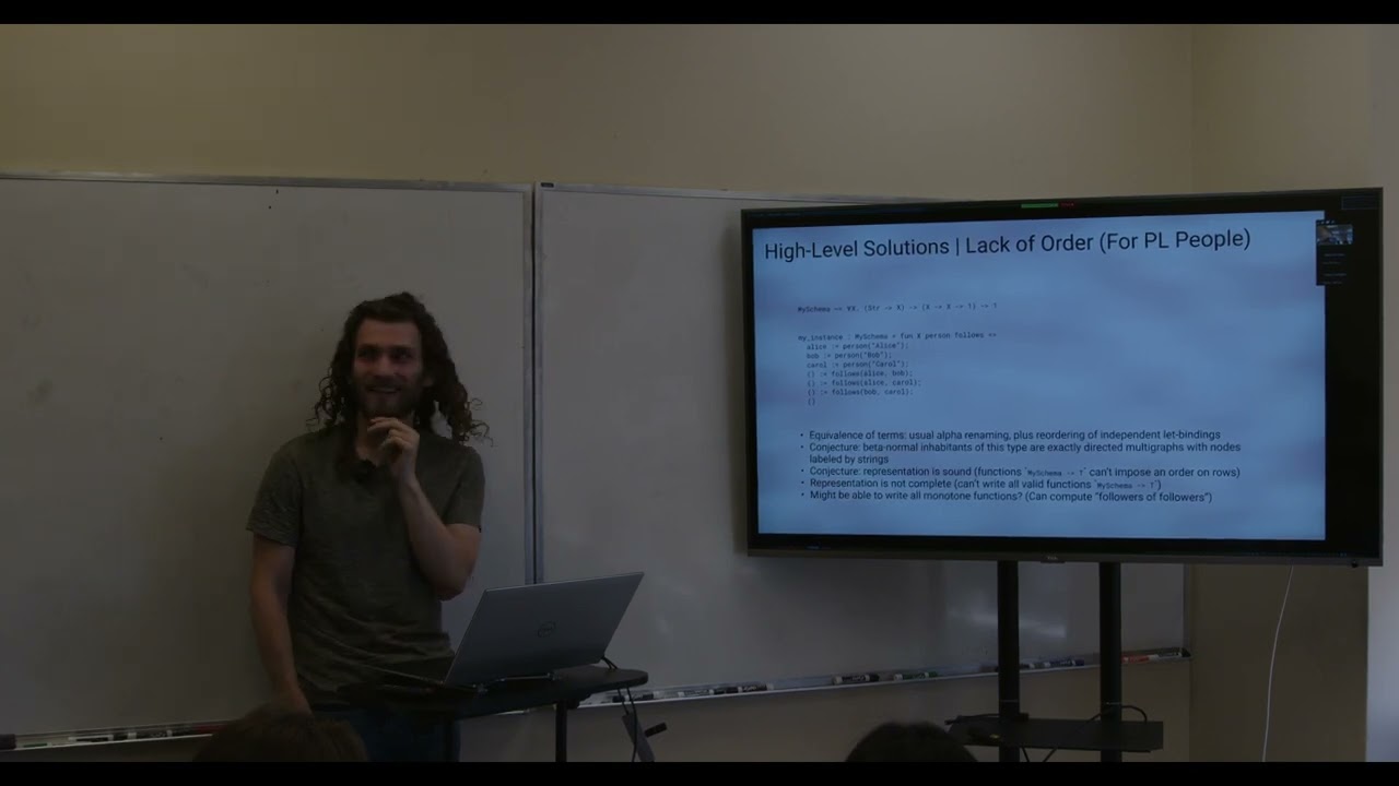 Stephen Mell: Linear Logic is a Language for Structured Data
