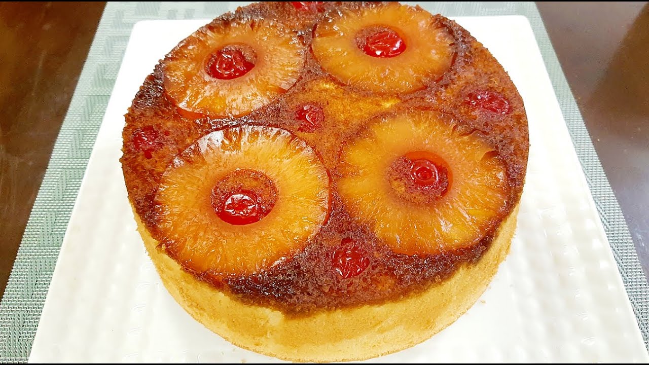 PINEAPPLE UPSIDE DOWN CHIFFON CAKE RECIPE  | BEST UPSIDE DOWN CAKE RECIPE | PINEAPPLE CAKE RECIPE