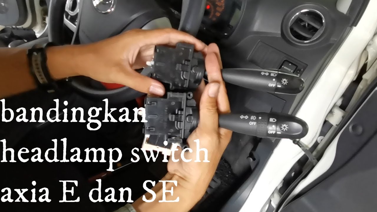 Axia headlamp switch