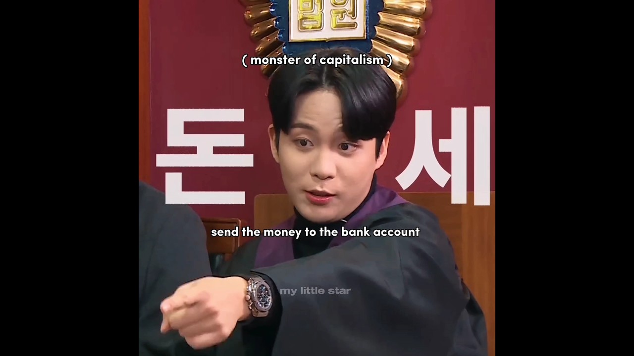 jongho is a monster of capitalism! #ateez #jongho #shorts #kpop