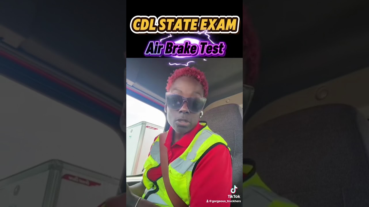 CDL STATE EXAM- CDL Air Brakes Test Walkthrough | What Examiners WANT to Hear (Word for Word)