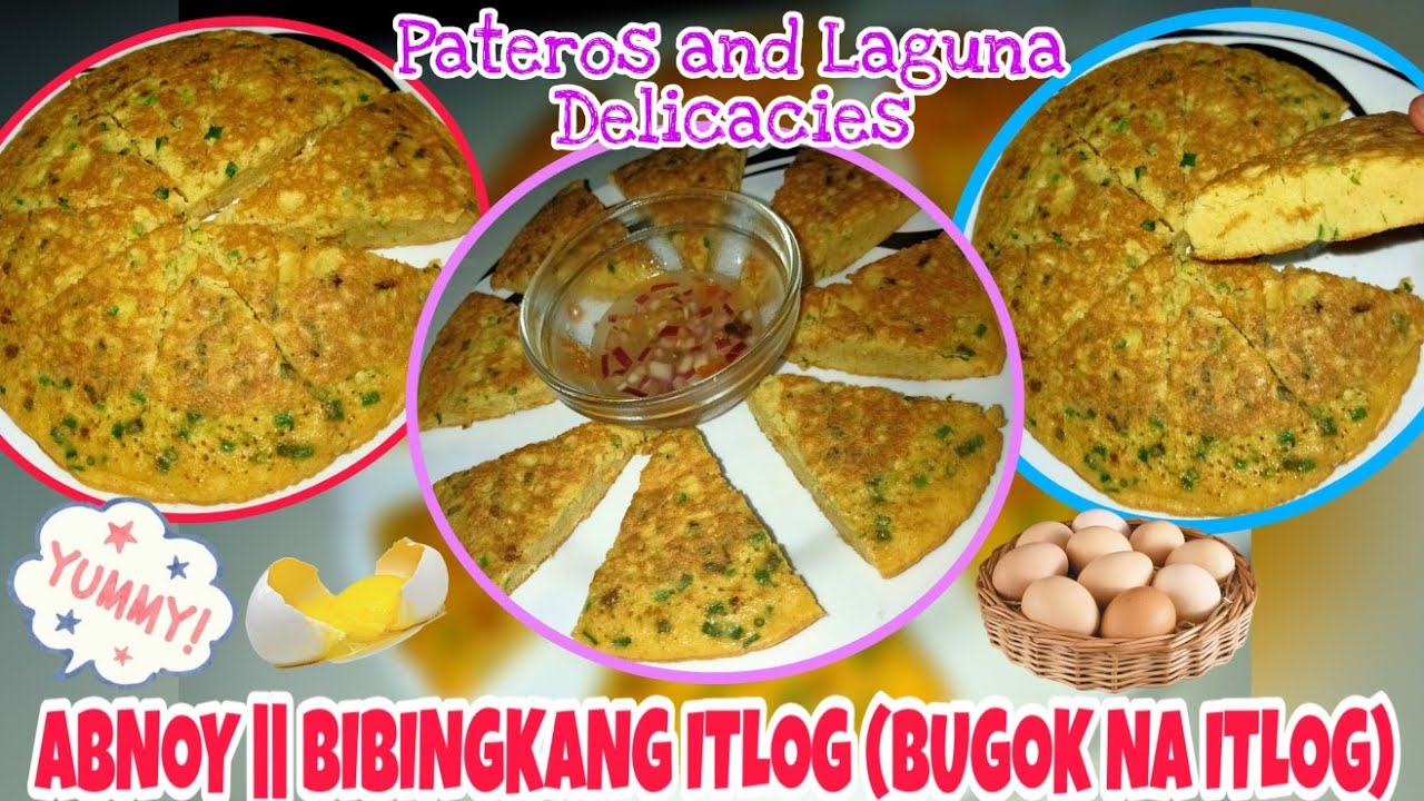 BIBINGKANG ITLOG (BUGOK NA ITLOG NG ITIK) || ABNOY || PATEROS AND LAGUNA DELICACIES ||Eunice Lameyra