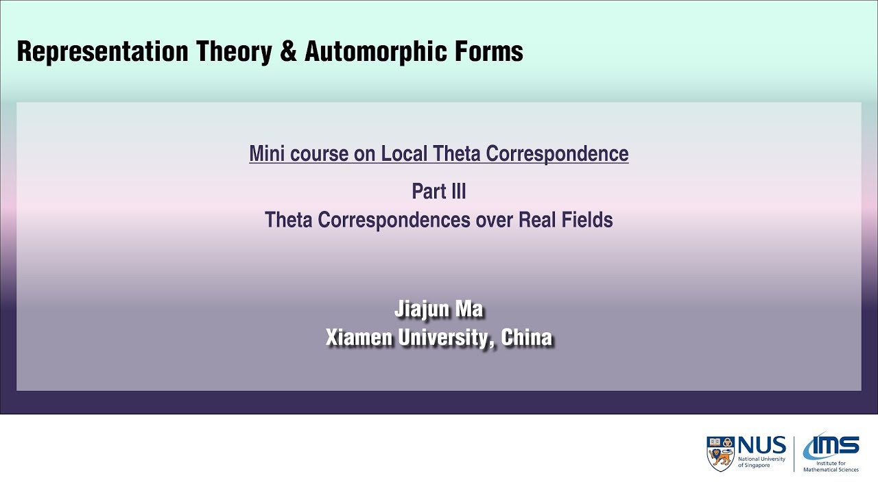 Mini-course on Theta correspondences (3/5)