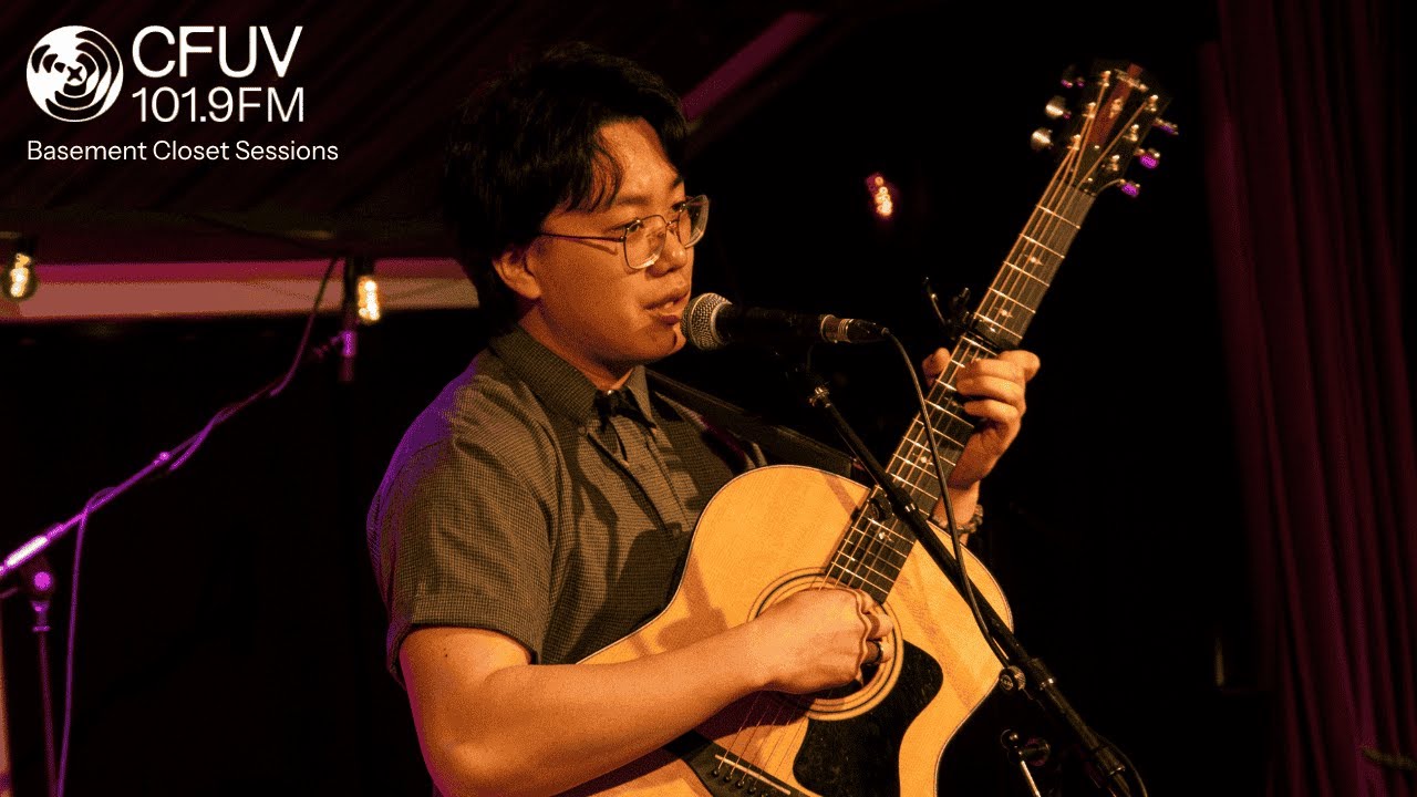 Brendan Wong – Live on CFUV 101.9 FM  Basement Closet Sessions