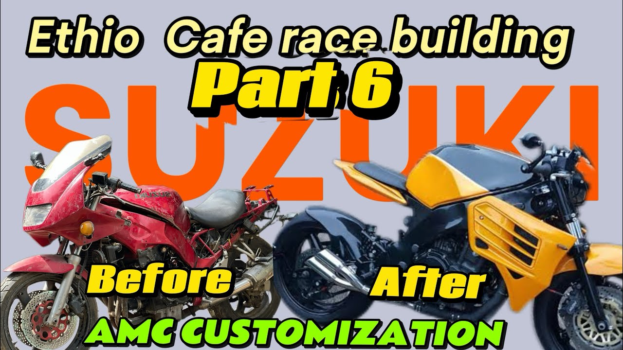 Cafe race Suzuki rf400 project building part 6