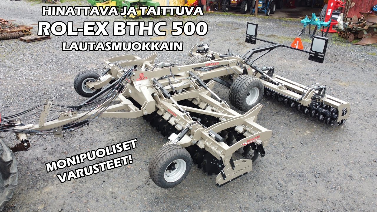 Rol-Ex BTHC 500 - lautasmuokkain