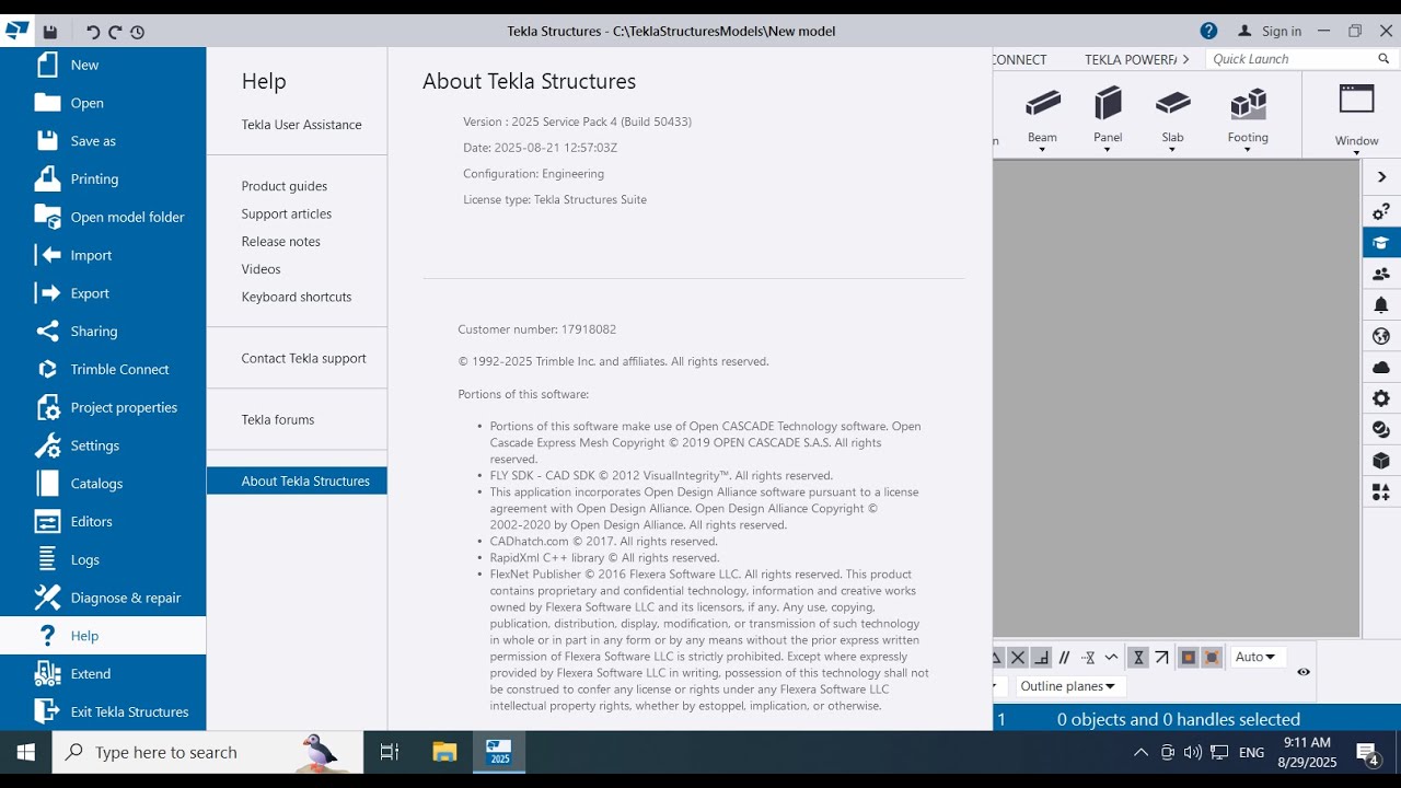 How to install Tekla Structures 2025 SP4 x64