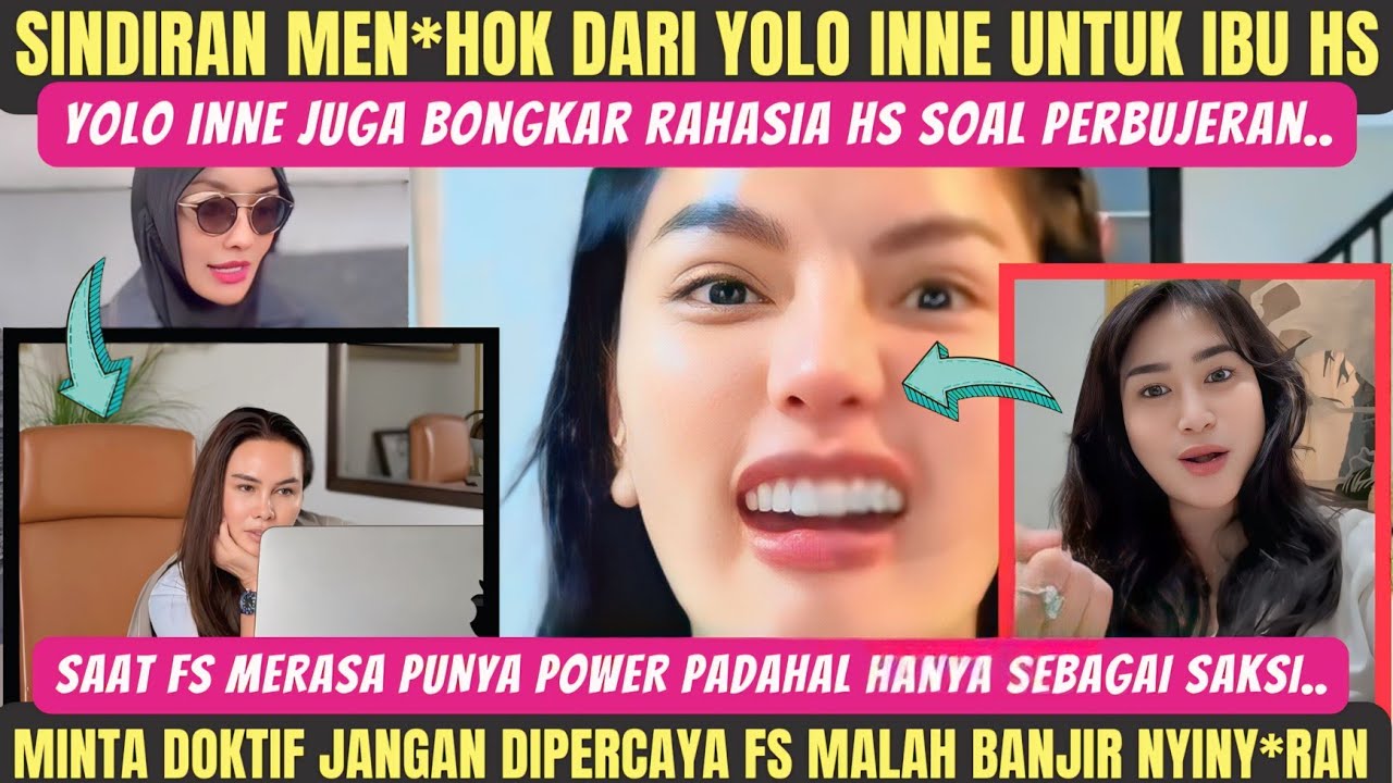 SINDIRAN MENOH*K YOLO INNE UNTUK HS‼️MERASA DIRI PUNYA KUASA FS MALAH BANJIR NYINY*RAN & GK PERCAYA❗