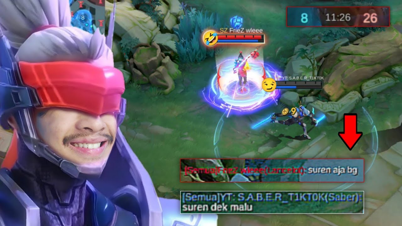 KETIKA SABER ROAM KETEMU MUSUH SUDAH MERASA DIATAS ANGIN DISITULAH PEMBANTAIAN TERJADI