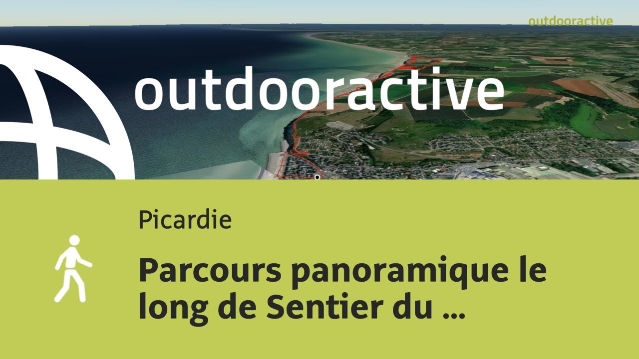 Parcours panoramique le long de Sentier du Littoral de Mers-les-Bains le 16 octobre 2024