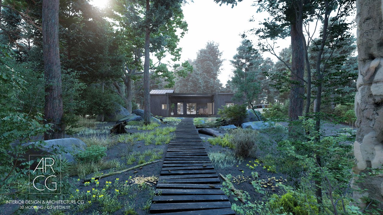 Villa Sunnano(Remake) 3D Animation LUMION 10