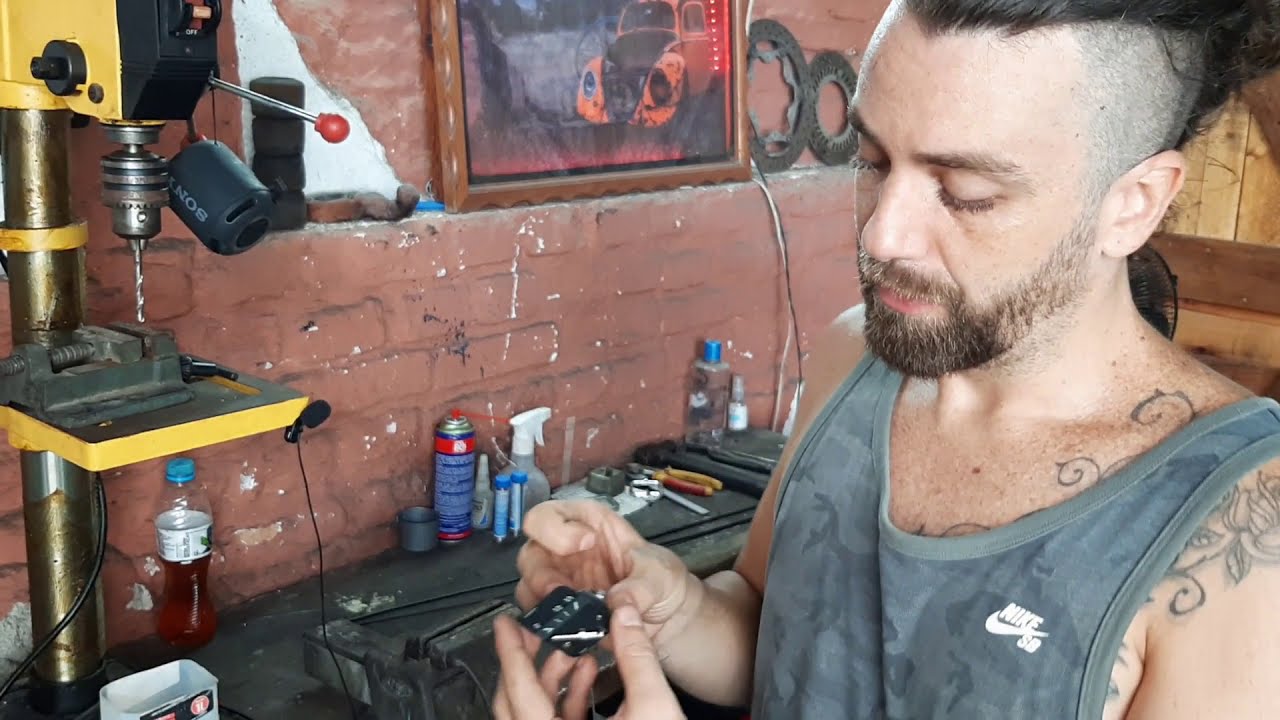 Reparo no marcador mecânico  de combustivel do fusca - troca do cabo - 4 reais