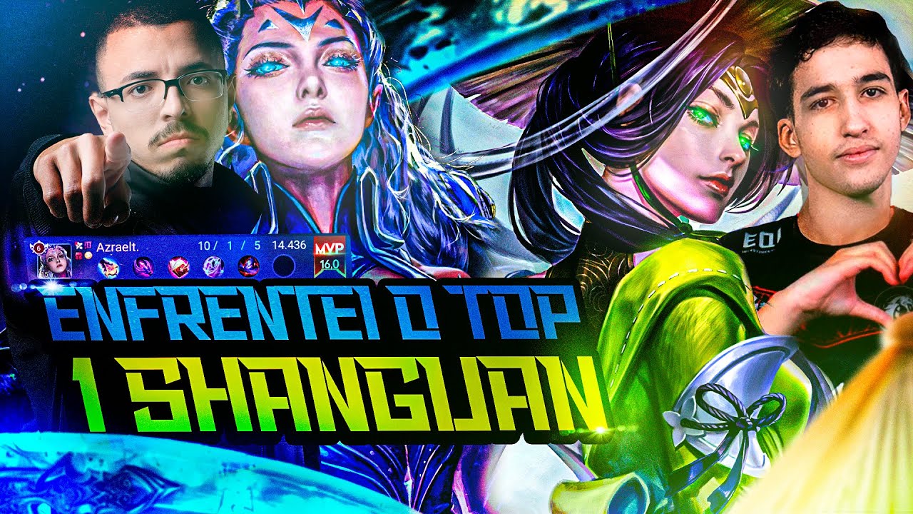 JOGUEI DE LUNA CONTRA O TOP 1 SHANGUAN !