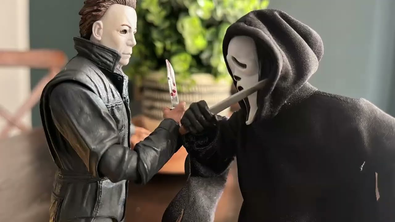 Chucky vs Ghost face vs Michael Myers stop Motion
