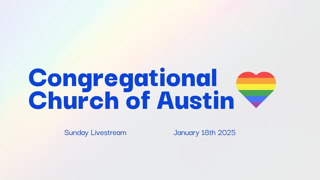 1/18/2026 | Congregational Church Of Austin