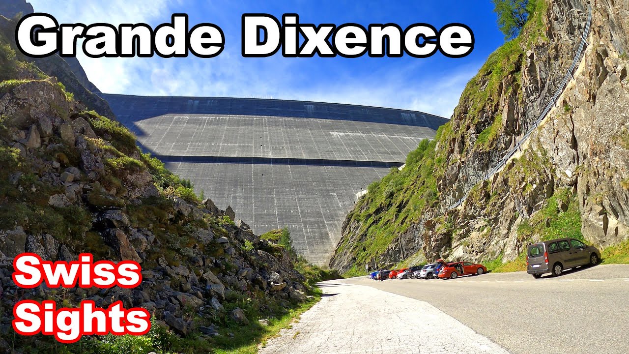 Grande Dixence Switzerland 4K Biggest Weight Dam in the World