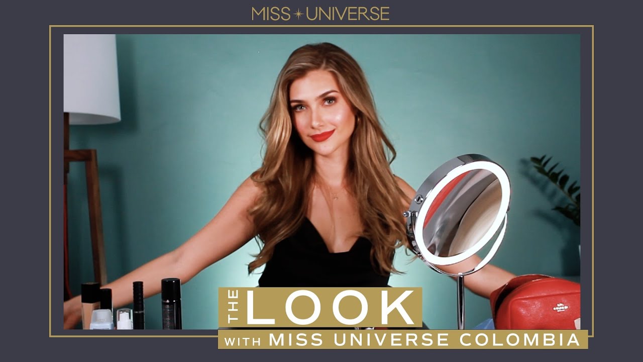 Glam Makeup Tutorial by Miss Universe Colombia | THE LOOK | Miss Universe