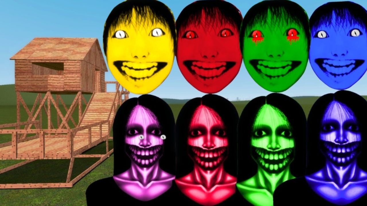 Kuchisake Onna, Yoshie Kimura Vs Towers In Garry's Mod