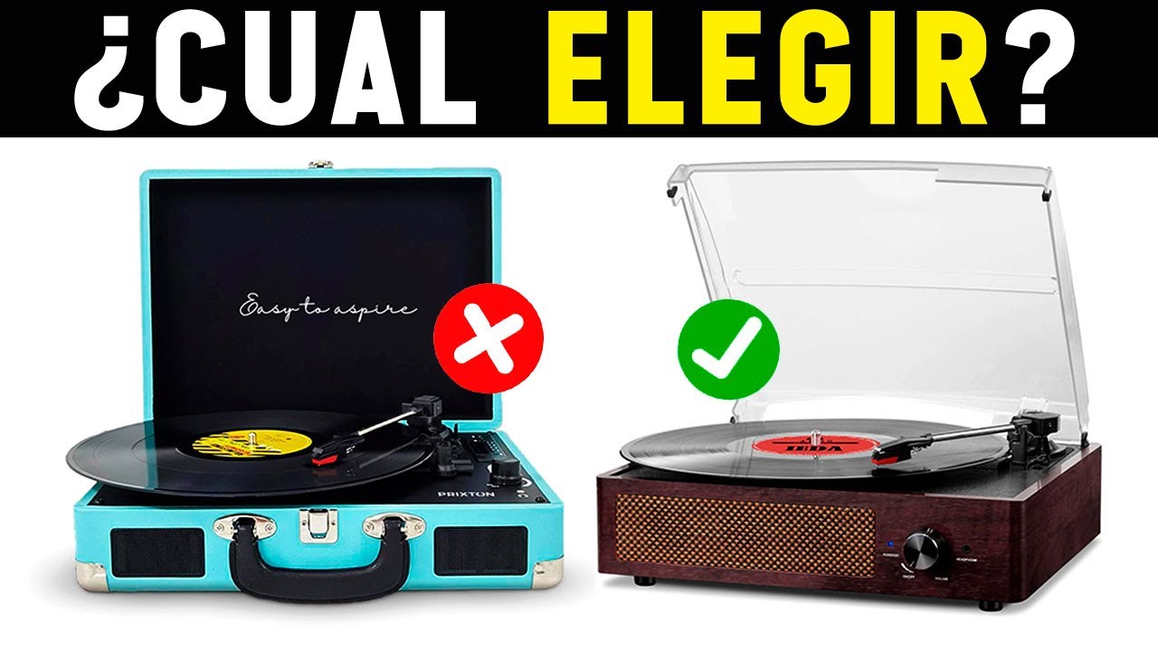 😮 Los 5 Mejores Tocadiscos 2025 | Tocadiscos Con Altavoces Integrados