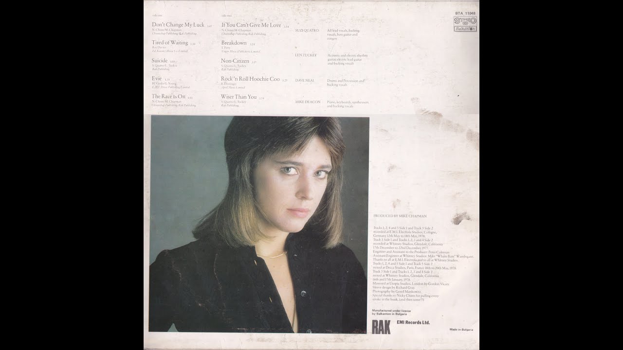 Suzi Quatro &lrm;&ndash; 