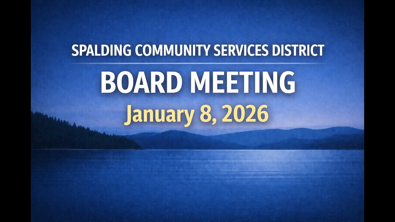 Spalding CSD January 8, 2026 Board Meeting