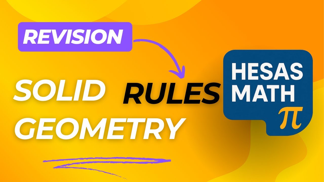 Review of the laws of Solid Geometry 2025