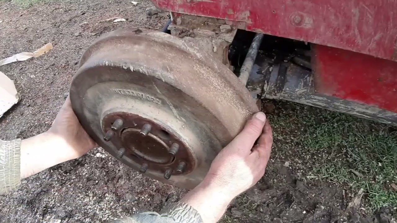 Skidanje poluosovine sa traktora - imt 533