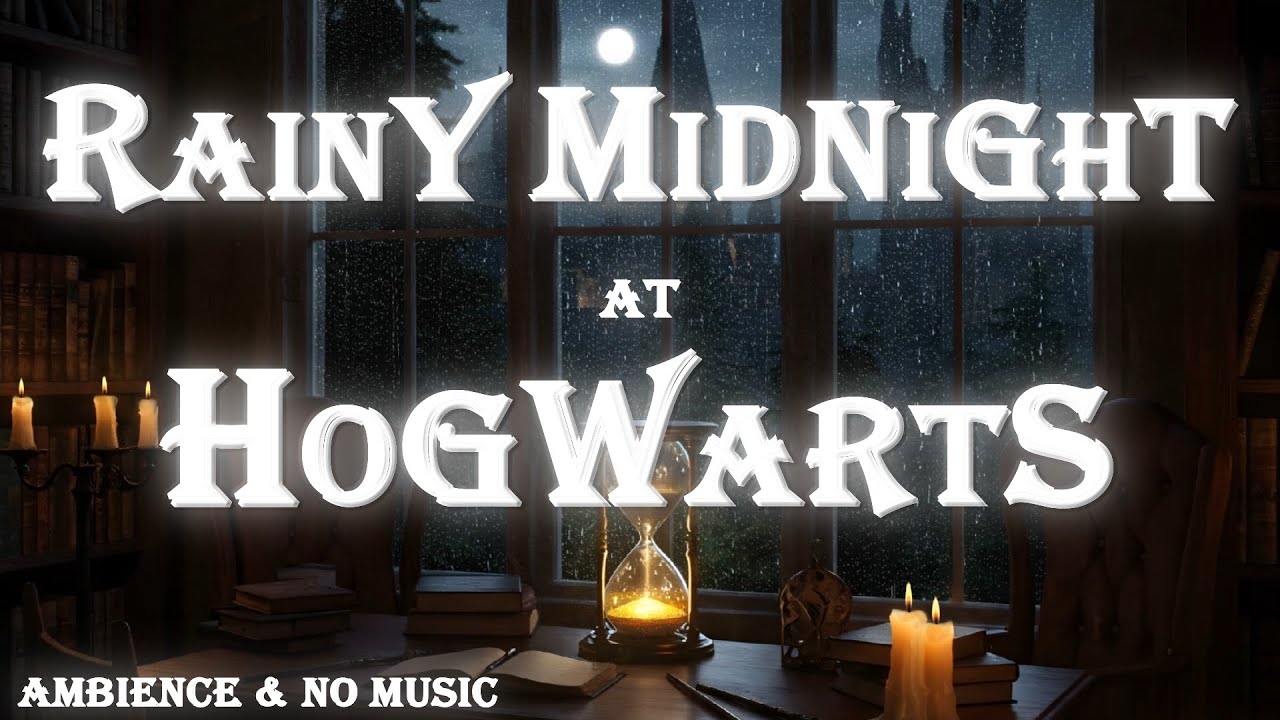 Harry Potter | Rainy Night at Hogwarts : Ambience & Music