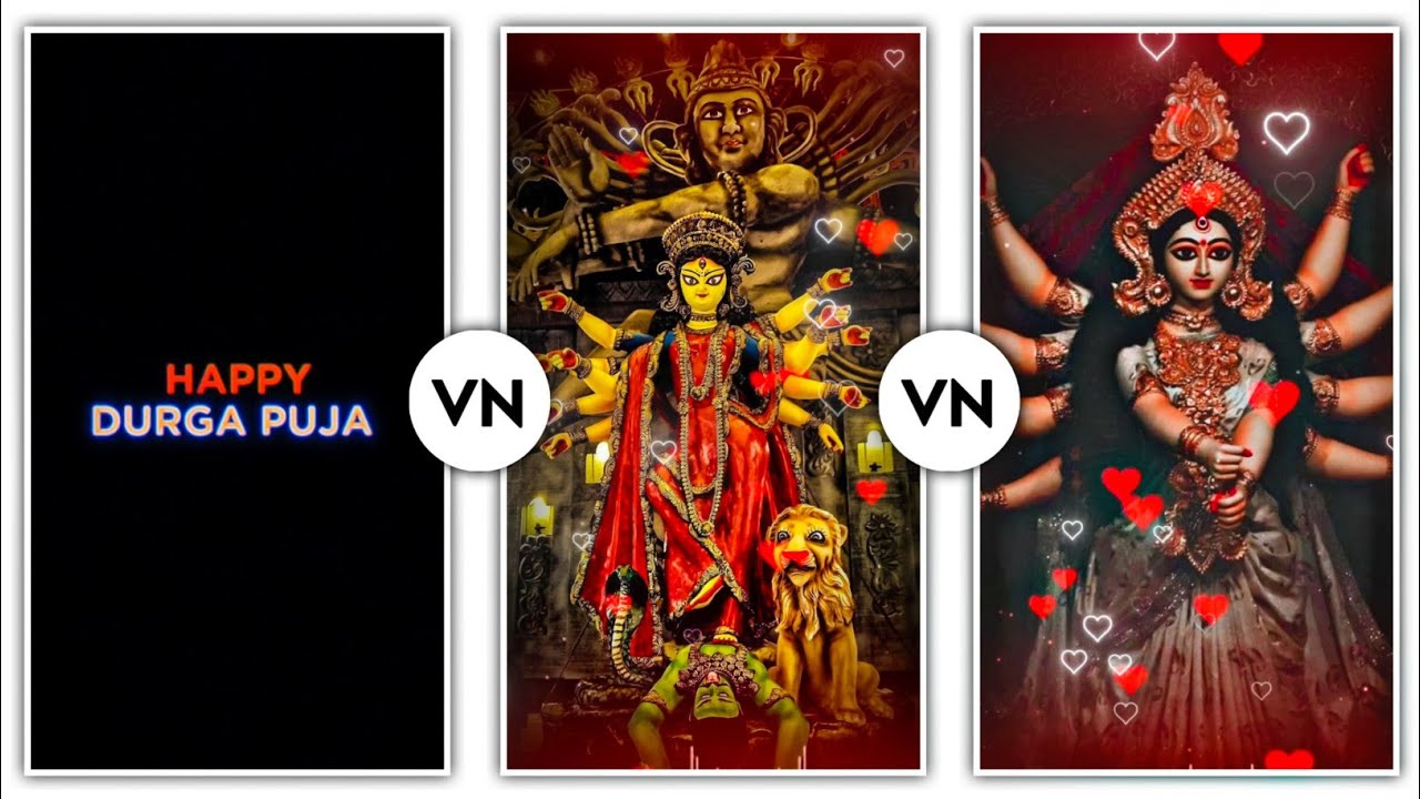 Durga Puja Status Editing 2023 | Durga Puja Video Editing in Vn | Navratri Video Editing Vn Editor.
