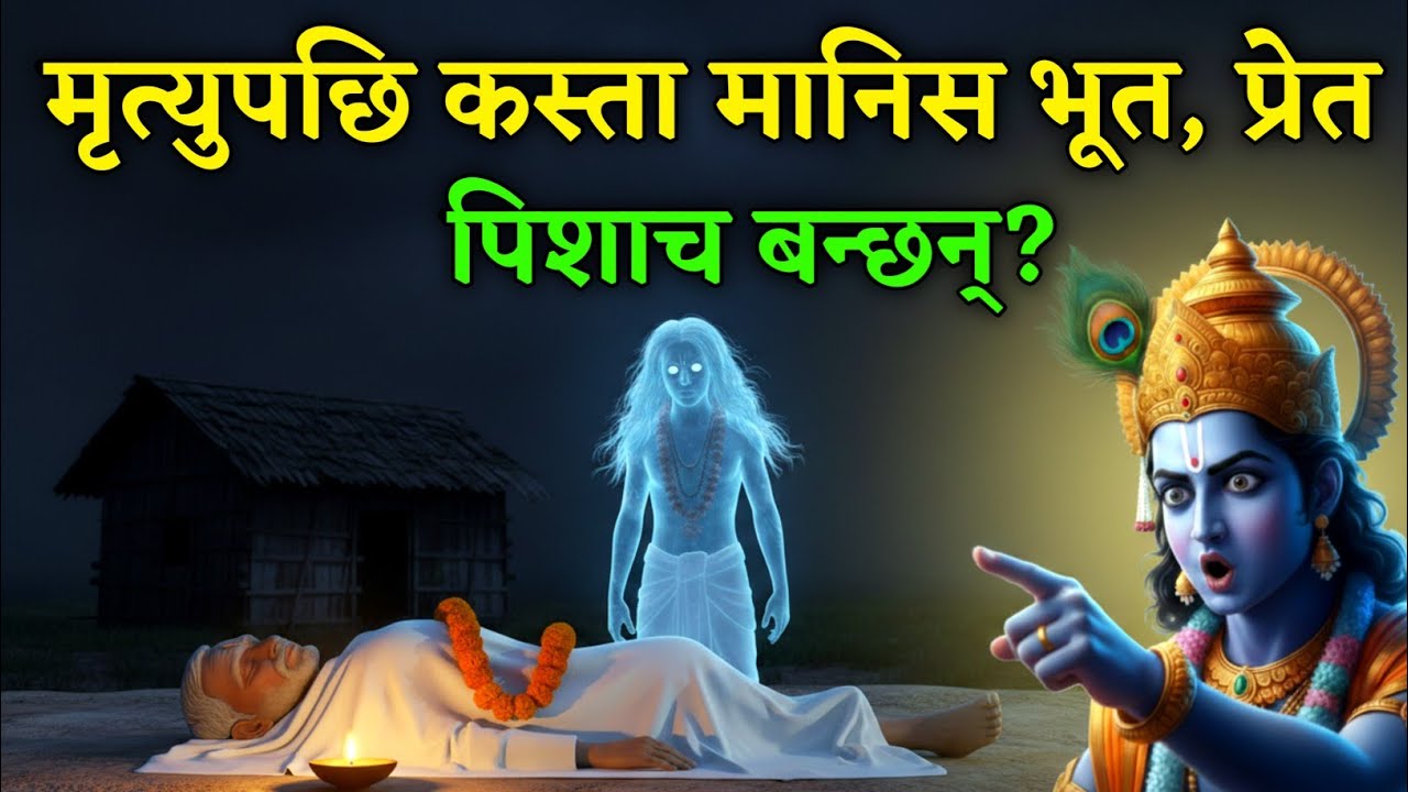 यी ५ प्रकारका मानिस मृत्युपछि भूत, प्रेत र पिशाच बन्छन्। अवश्य जान्नुहोस् श्रीकृष्णले के भन्नुभयो ।