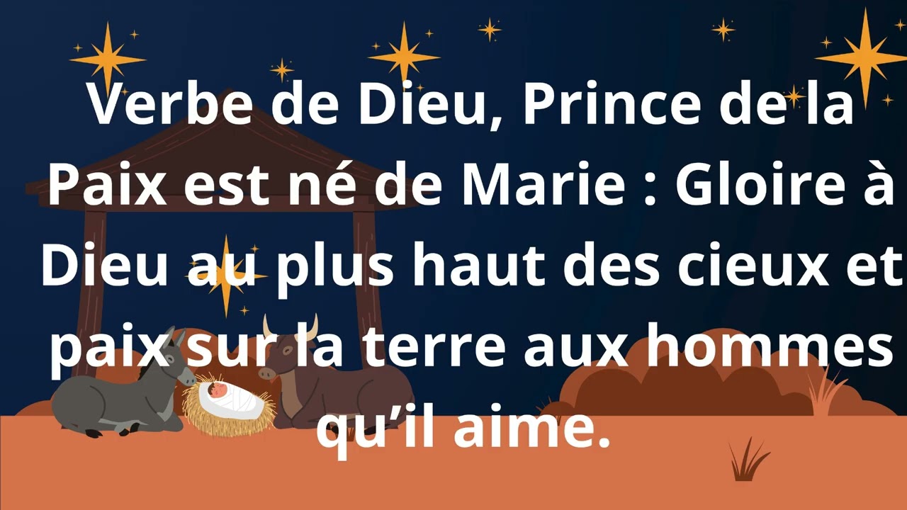 Chant de Noël  Peuple de Dieu