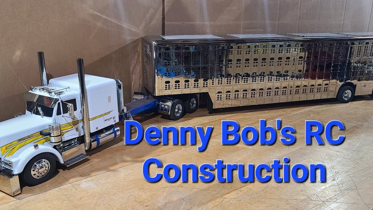 1/14 DPS Cattle Trailer and My Tamiya Grand Hauler Westen Star RC Semi Truck