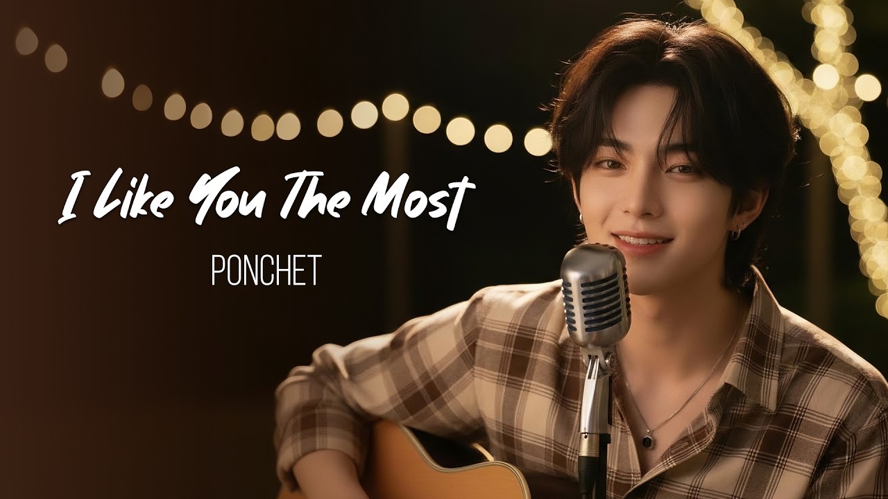 Ponchet - I Like You Most (RUI Jazz & City Pop Cover) | A Sweet Midnight Session 🥂✨