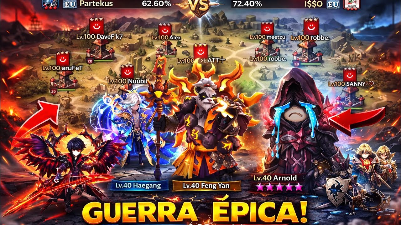 Craziest Guild War Ever! Partekus vs ISSO | Gojo Went HARD 💪⚔️