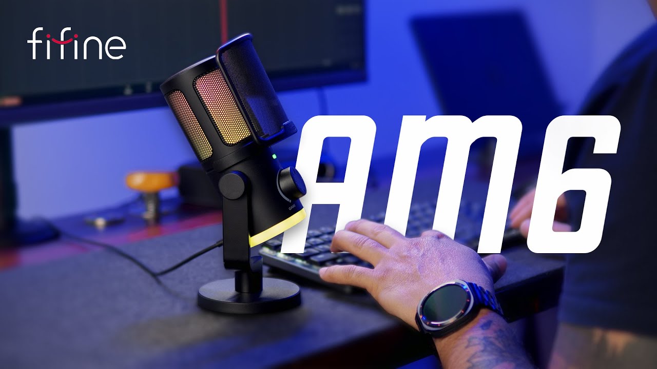 Fifine Ampligame AM6: O microfone gamer que Surpreende!