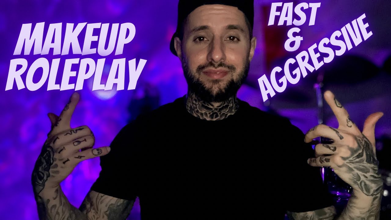 ASMR | Fast & Aggressive Makeup RolePlay