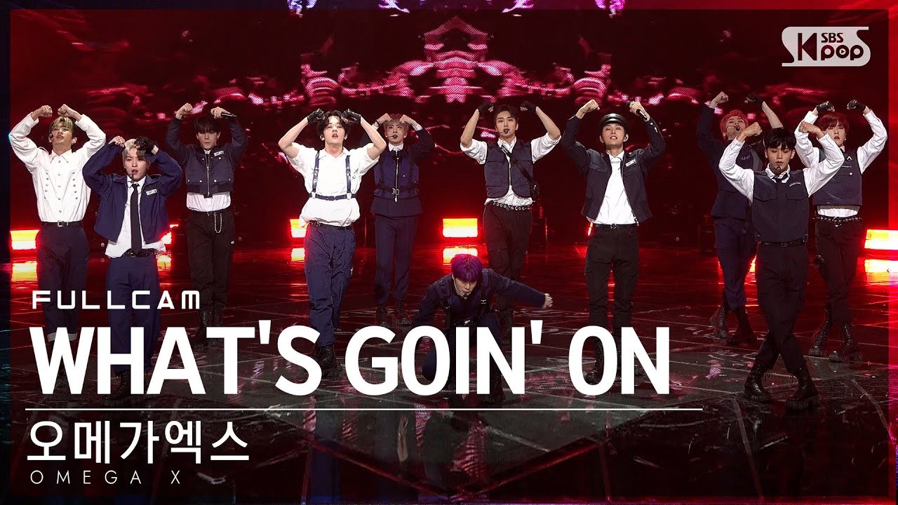 [안방1열 직캠4K] 오메가엑스 'WHAT'S GOIN' ON' 풀캠 (OMEGA X Full Cam)│@SBS Inkigayo_2021.09.19.