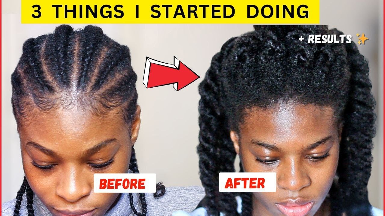 If you can't grow longer hair, this 4c hair routine is for you #naturalhair  #4chair #hairgrowth