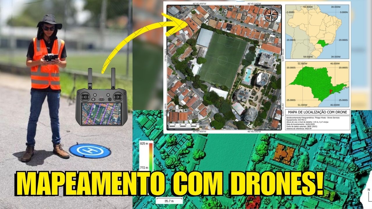 Mapeamento Urbano com Drone - Na Prática