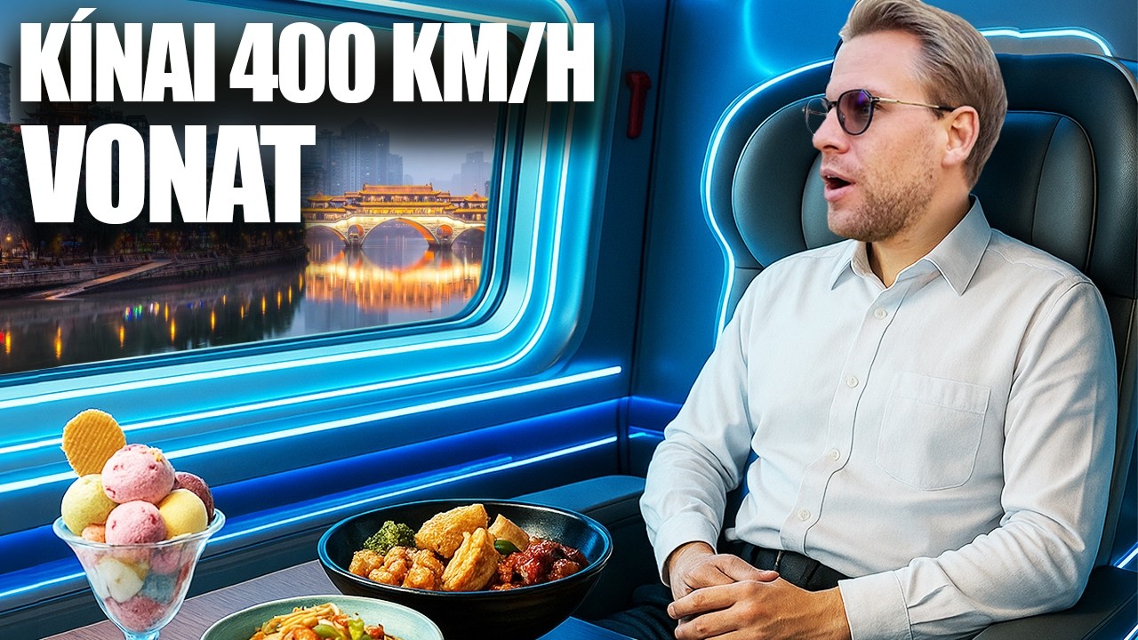 Kipróbáltuk A 400 KM/H-VAL Haladó VONATOT KÍNÁBAN!