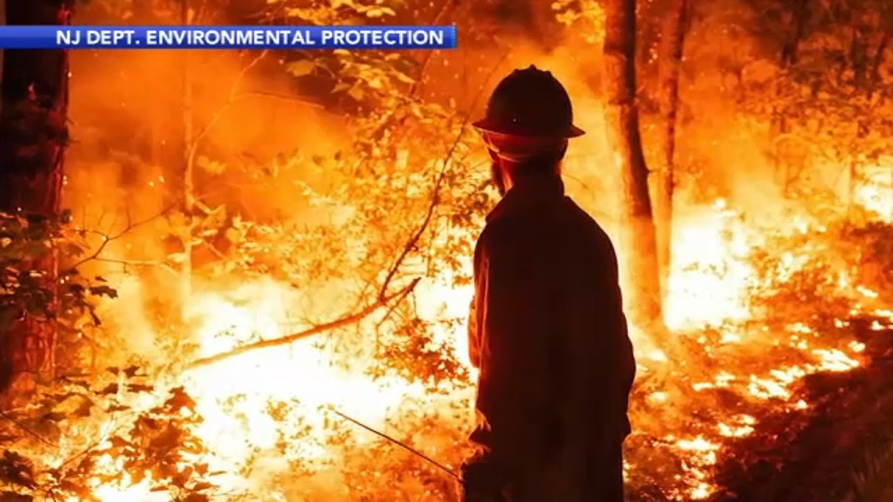'Dragway wildfire' in NJ spreads to 1,200 acres, is 40% contained